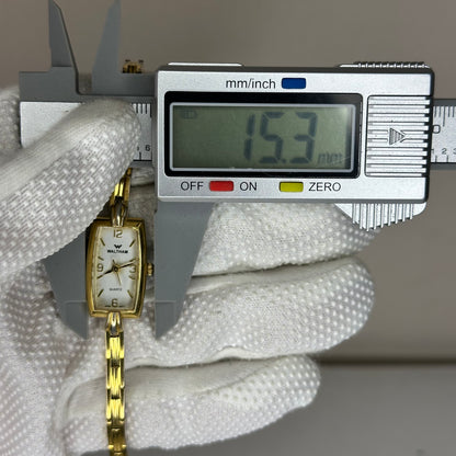 Reloj joya Waltham YWL343 Quartz Rectangular Jewelry Watch 1995