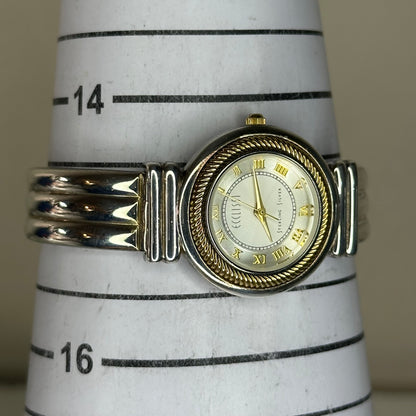 Reloj joya Ecclissi de plata real con brazalete de plata 925 Bicolor Año 1998