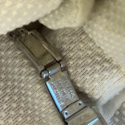 Reloj joya Seiko 1N00-0BK0 Diciembre 1991 Mixed Metal Oblong Octagonal RARO