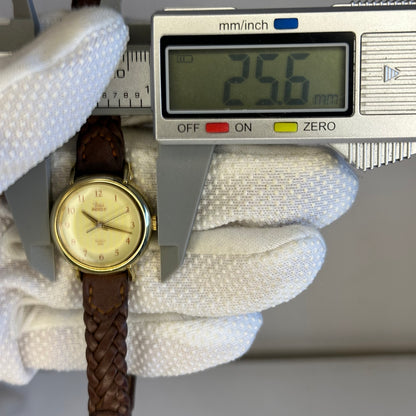 Reloj Timex Indiglo F7 1998 Mujer Pulsera trenzada original y dial texturizado