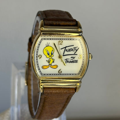 Reloj Warner Bros. Studio Store Tweety 1995 Correa y hebilla MARCA ACME ÚNICO