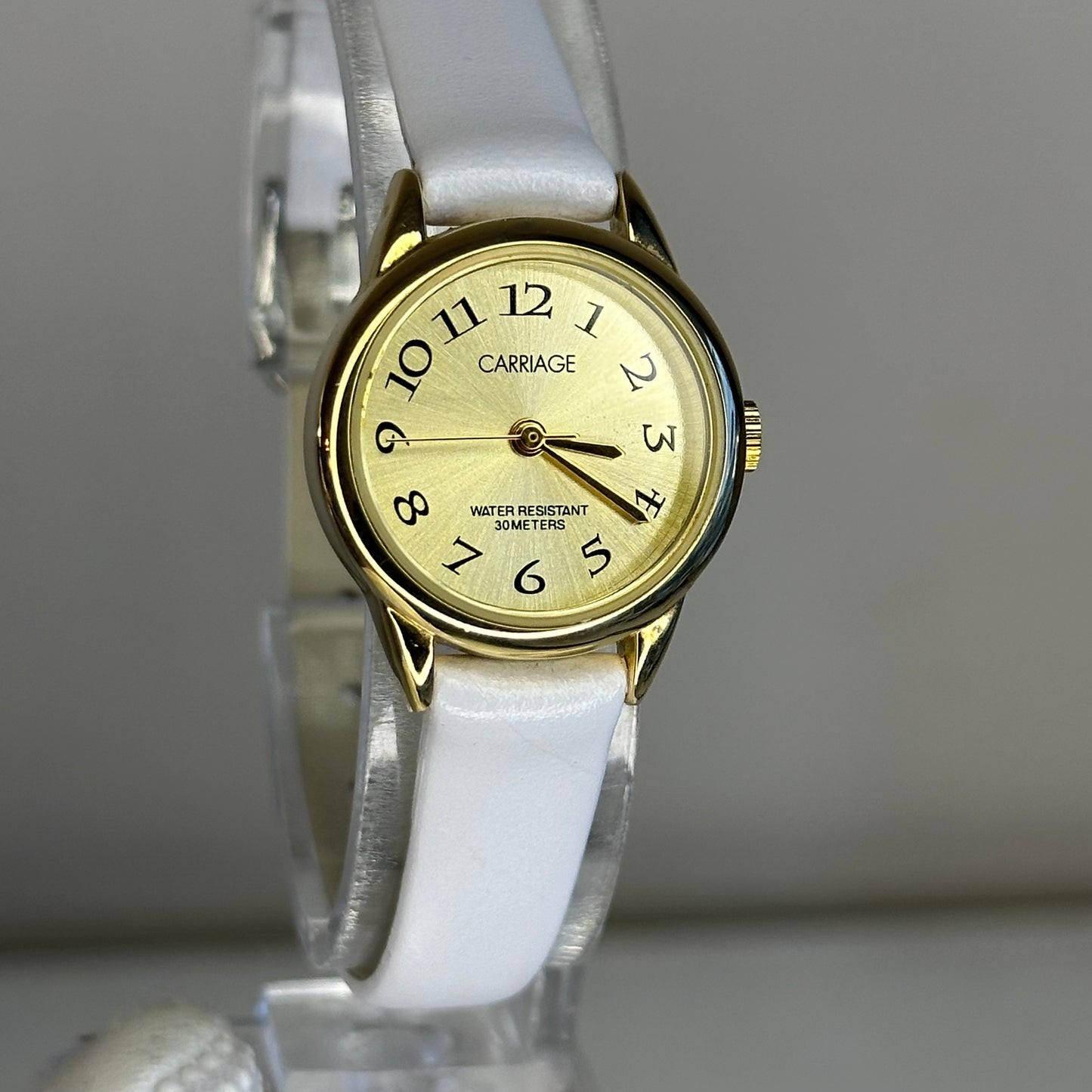 Reloj Carriage by Timex Mujer / Dial Champagne Sunburst Año 1998 / 22mm