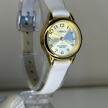 Reloj Carriage by Timex Mujer / Dial Champagne Sunburst Año 1998 / 22mm