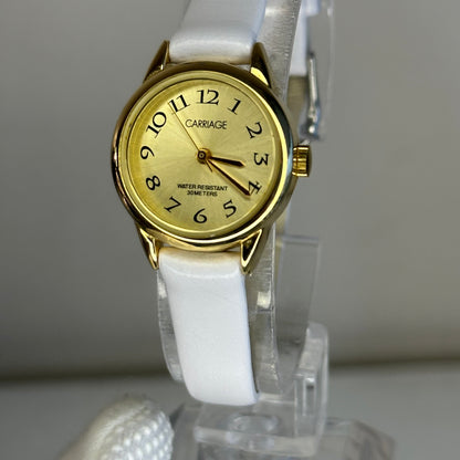 Reloj Carriage by Timex Mujer / Dial Champagne Sunburst Año 1998 / 22mm