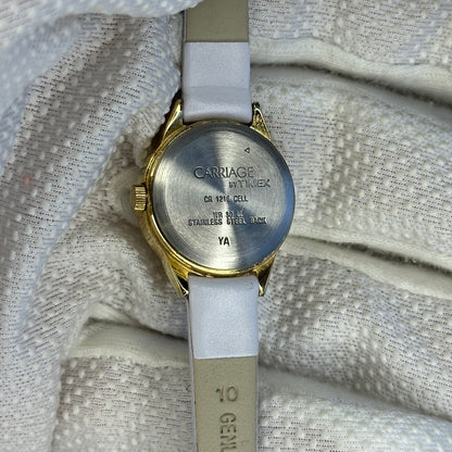 Reloj Carriage by Timex Mujer / Dial Champagne Sunburst Año 1998 / 22mm