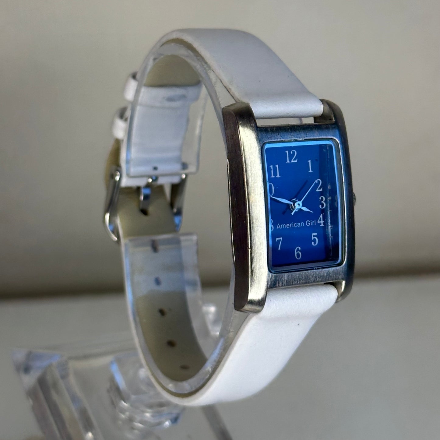 Reloj American Girl Electric Blue Rectangular 2007 | Mov. Japonés SII PC21S