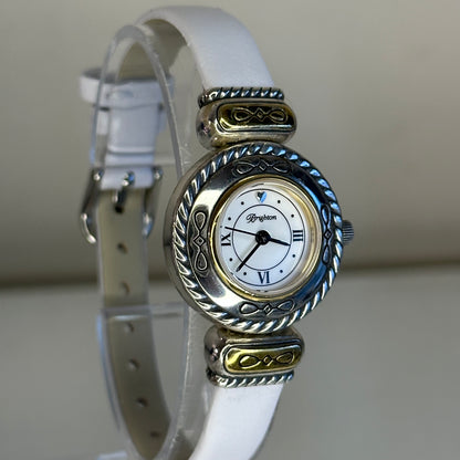 Reloj joya Brighton Cody Bicolor Heart Quartz Año 2000