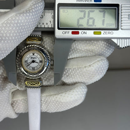 Reloj joya Brighton Cody Bicolor Heart Quartz Año 2000