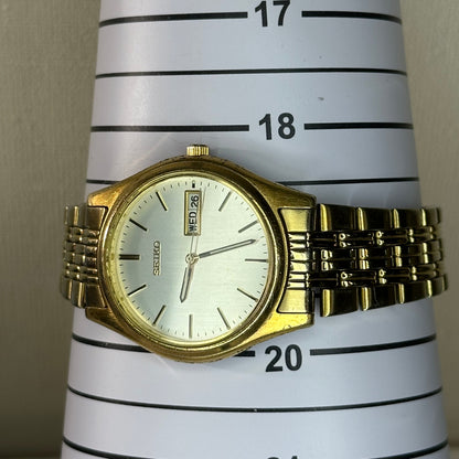 Reloj Seiko V743-9009 Dial Gris Claro | Junio de 1999 | Pulsera Seiko Original