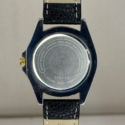 Reloj ESQ by Esquire Hombre Quartz Swiss Bicolor Verde 42 mm 1992 LEER