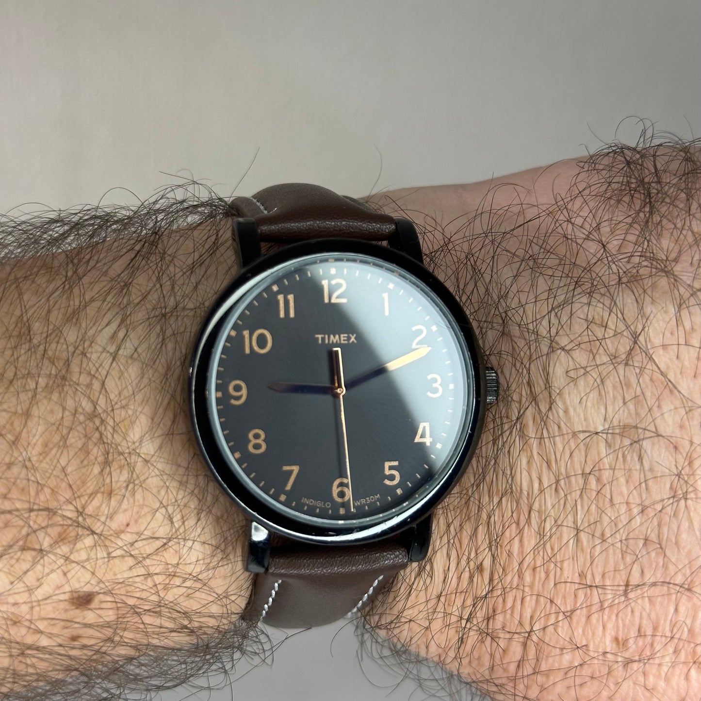 Reloj Timex Indiglo Classic Black Dial 40 mm Hombre 2010