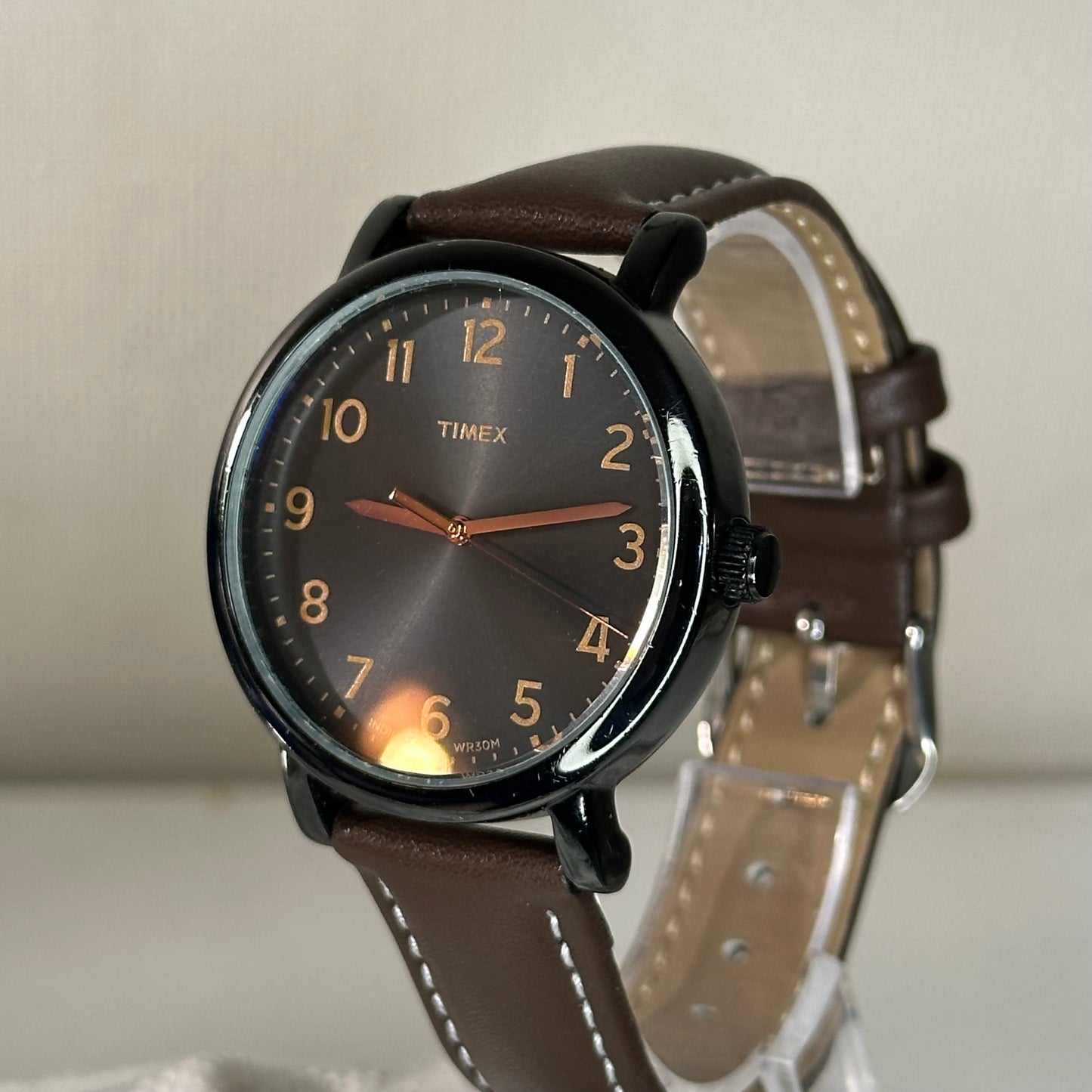 Reloj Timex Indiglo Classic Black Dial 40 mm Hombre 2010