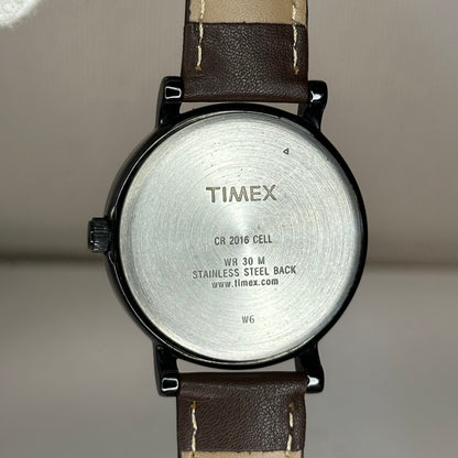 Reloj Timex Indiglo Classic Black Dial 40 mm Hombre 2010