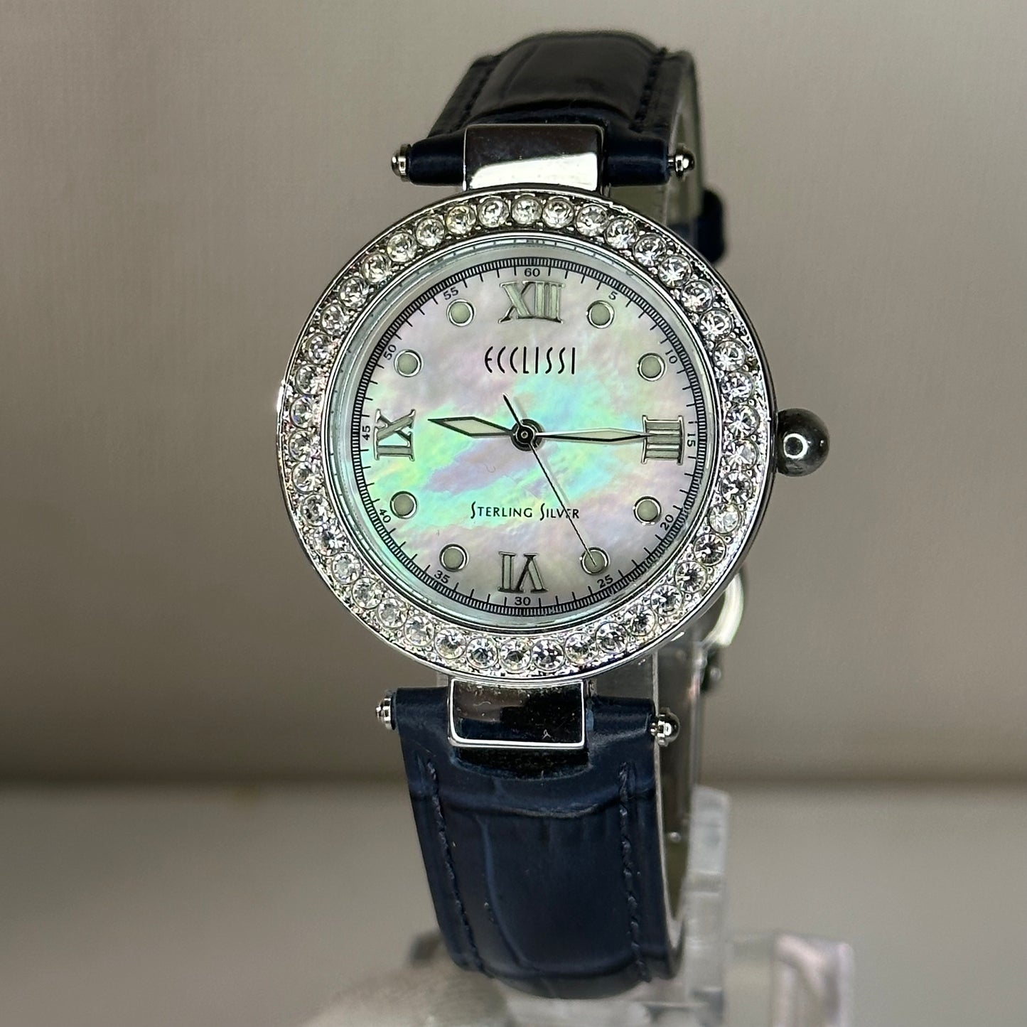 Reloj de plata maciza Ecclissi 925 Mother of Pearl 22340 Año 2000 – 33 mm