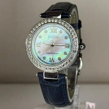 Reloj de plata maciza Ecclissi 925 Mother of Pearl 22340 Año 2000 – 33 mm