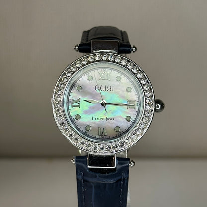 Reloj de plata maciza Ecclissi 925 Mother of Pearl 22340 Año 2000 – 33 mm