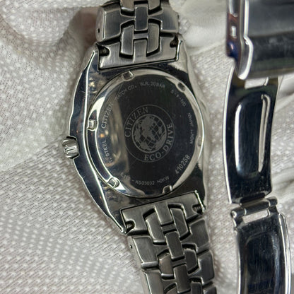 Reloj Citizen Eco-Drive Año 2003  WR200 Azul Sunburst | E110 | Acumulador Nuevo | 42 mm