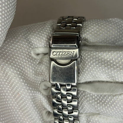 Reloj Citizen Eco-Drive Año 2003  WR200 Azul Sunburst | E110 | Acumulador Nuevo | 42 mm