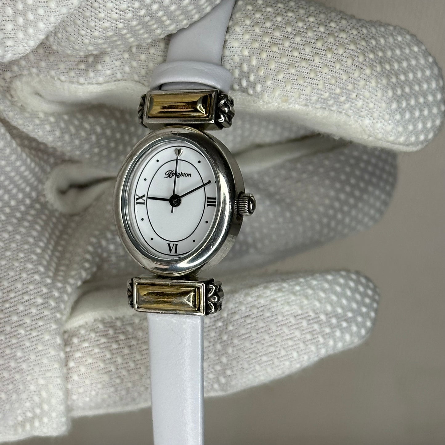 Reloj Brighton Champagne Año 2000 Mujer | Corazón aplicado, diseño joya y pulsera nueva