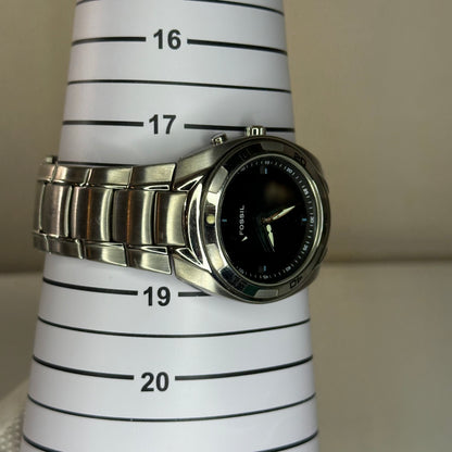 Reloj Fossil Kaleido AM-3759 Año 2004 | Dial Electrónico Bicolor Perla y Azul Degradé | 41mm RARO