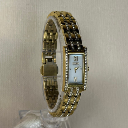 Reloj Citizen Eco-Drive G620-S082200 Mujer Rectangular dorado con cristales