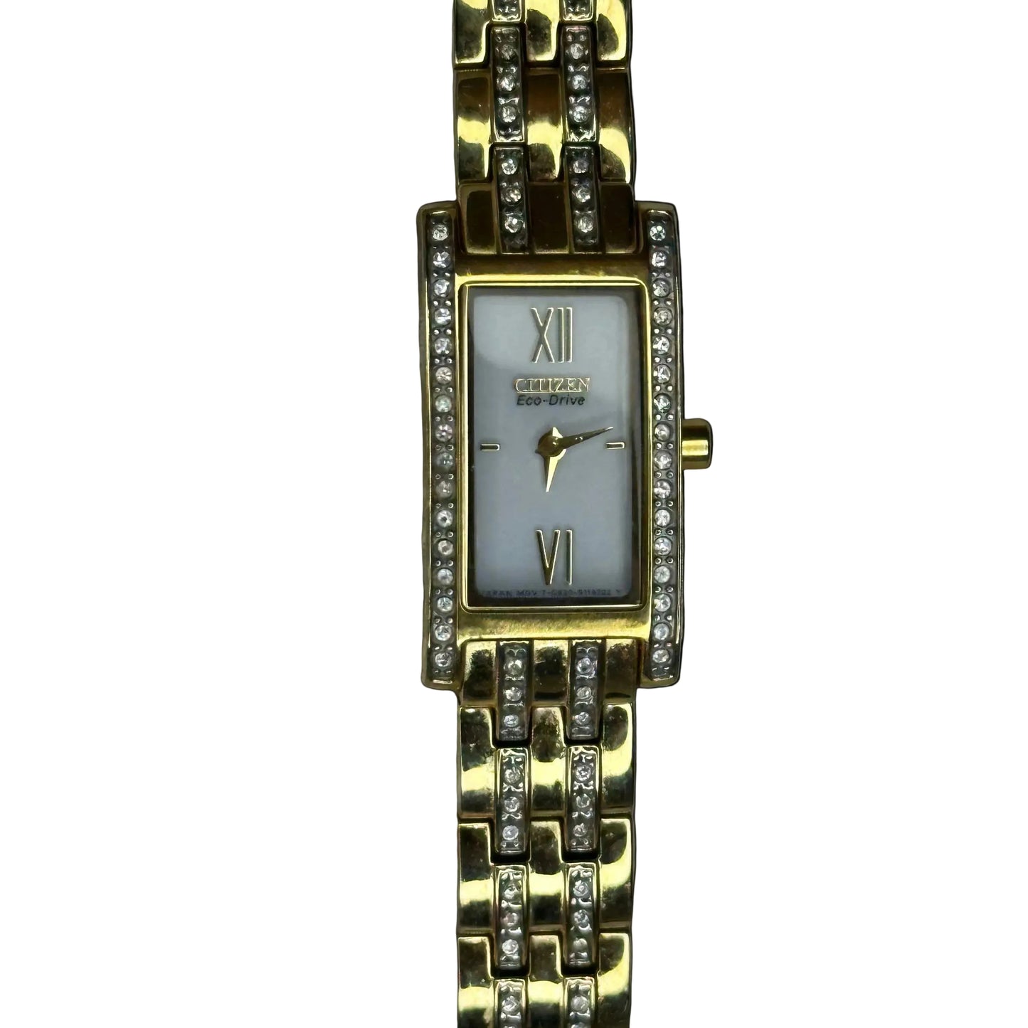 Reloj Citizen Eco-Drive G620-S082200 Mujer Rectangular dorado con cristales