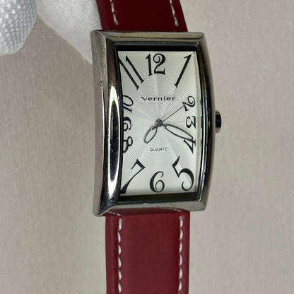 Reloj de Mujer Grande Vernier by 7 West Large Tank Curvo Quartz Guilloché 2004