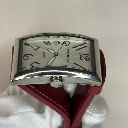 Reloj de Mujer Grande Vernier by 7 West Large Tank Curvo Quartz Guilloché 2004