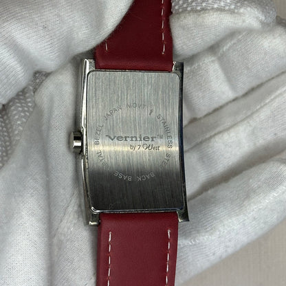 Reloj de Mujer Grande Vernier by 7 West Large Tank Curvo Quartz Guilloché 2004