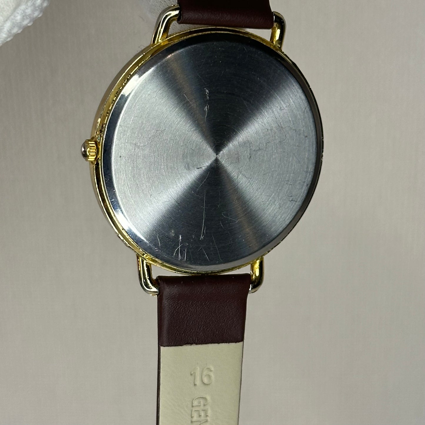Reloj Marie Lourdes Art On U Dial artístico pintado a mano 1993 ÚNICO