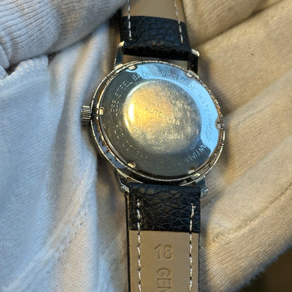 Reloj Hilton Automático Hombre 17Jewels Sunburst Azul Año 1964 INCABLOC ESCASO