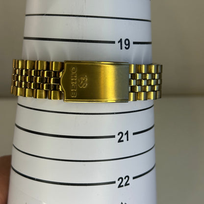 Reloj Seiko Quartz Años 90´s Hombre SQ 5Y23A  dorado calendario inglés-francés IMPECABLE