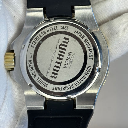 Reloj Invicta Aviator 49294 Años 2020´s con escala de conversiones / Grande 50mm