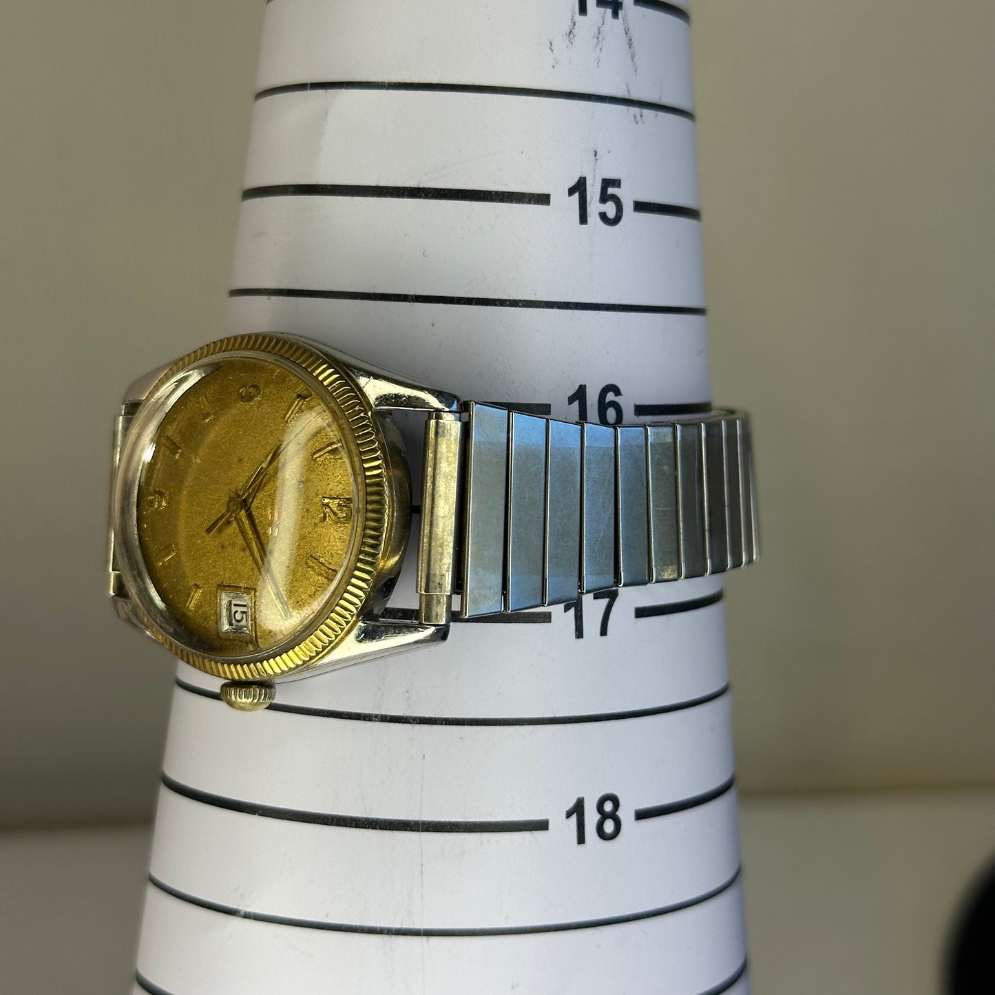 Reloj Elgin AUTOMÁTICO Hombre Año 1962 Referencia 4800 Calibre 792 con bisel estriado