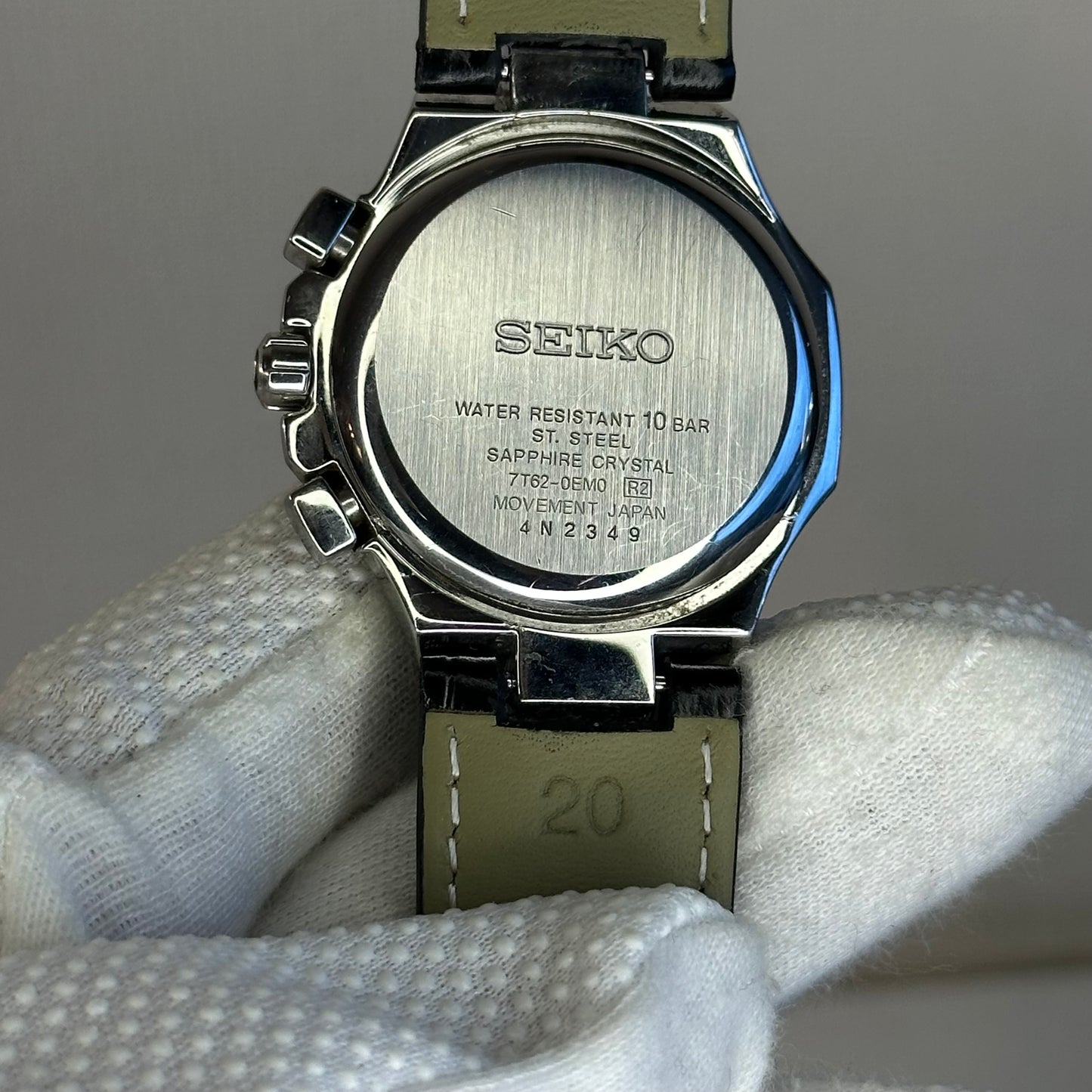 Reloj Seiko Coutura CRISTAL DE ZAFIRO MadrePerla y diamantes Noviembre de 2004 ESCASO