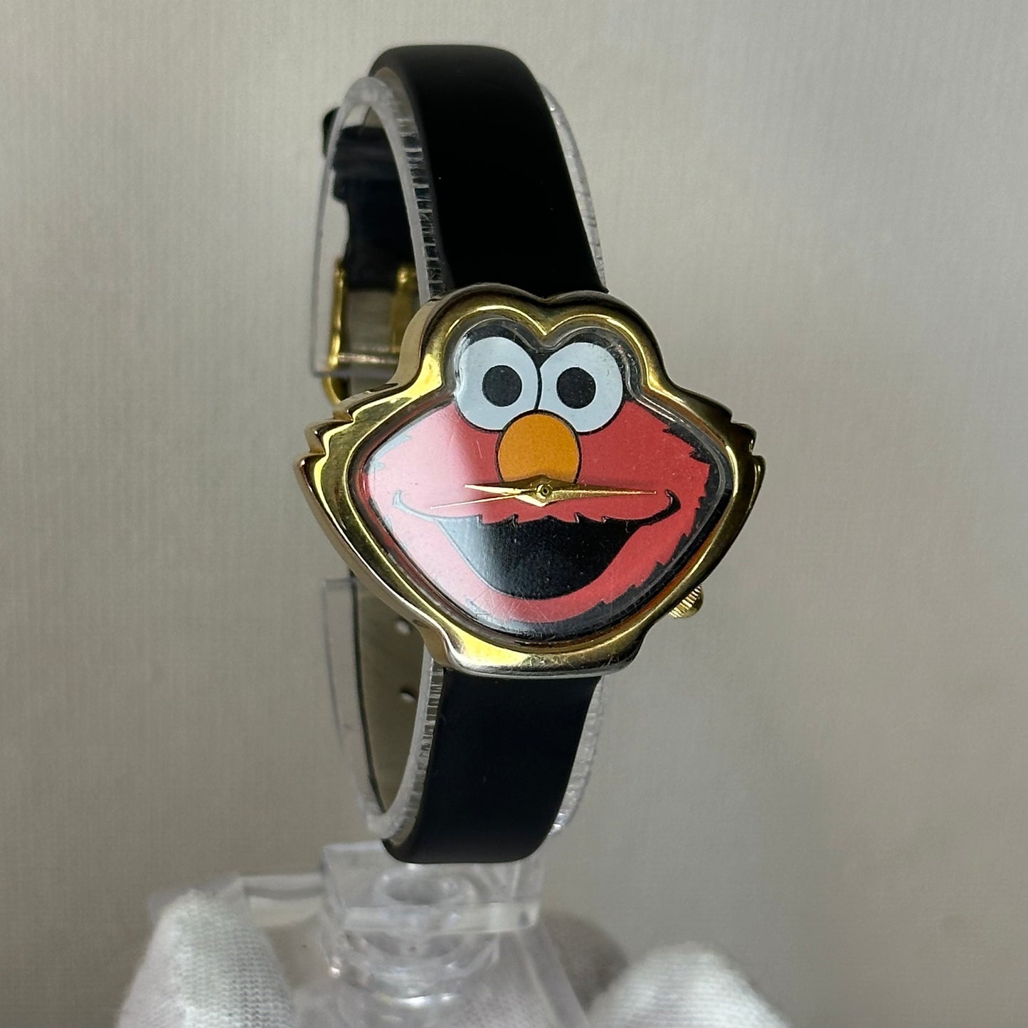 Reloj Elmo de Plaza Sésamo Año 1995 Fantasma Sesame Street Elmo Face-Shaped