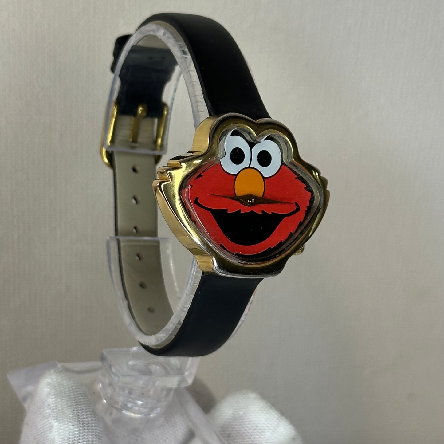 Reloj Elmo de Plaza Sésamo Año 1995 Fantasma Sesame Street Elmo Face-Shaped