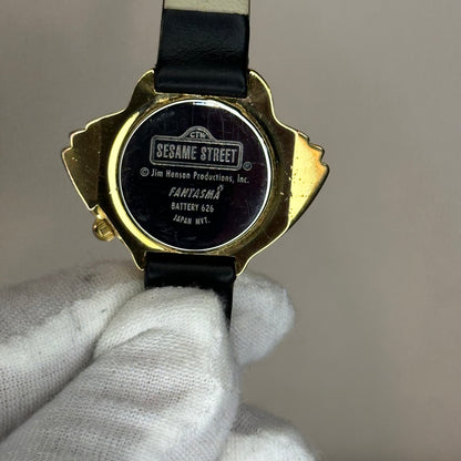 Reloj Elmo de Plaza Sésamo Año 1995 Fantasma Sesame Street Elmo Face-Shaped