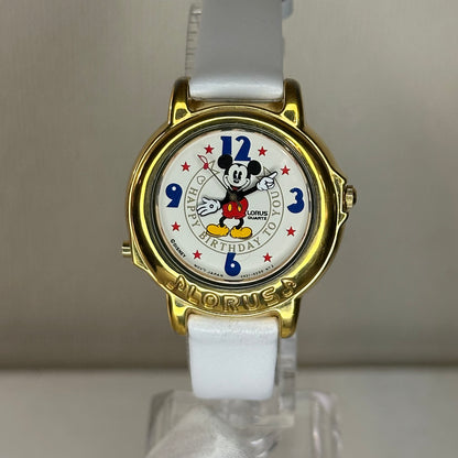 Reloj Lorus by SEIKO Disney Mickey Mouse V421-0200 Musical “Birthday” Año 1990 Impecable