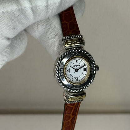 Reloj Joya con pulsera reversible Brighton Años 2000´s / Inspiración platería Western