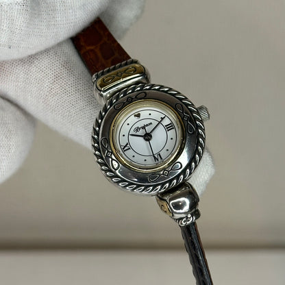 Reloj Joya con pulsera reversible Brighton Años 2000´s / Inspiración platería Western