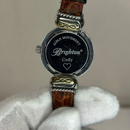 Reloj Joya con pulsera reversible Brighton Años 2000´s / Inspiración platería Western