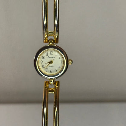 Reloj Joya Carriage by Timex J5 Año elab. 2001 Impecable Pulsera doble varilla