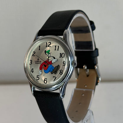 Reloj Lorus by SEIKO Disney Goofy Backwards Año 1992 Avanza hacia atrás TRIBILÍN