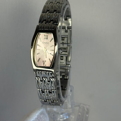 Reloj Joya Caravelle by Bulova 43L77 Año 2005 Esfera rosada Sunray y Caja Tonneau