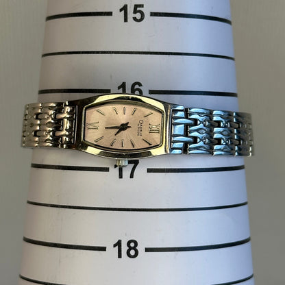 Reloj Joya Caravelle by Bulova 43L77 Año 2005 Esfera rosada Sunray y Caja Tonneau
