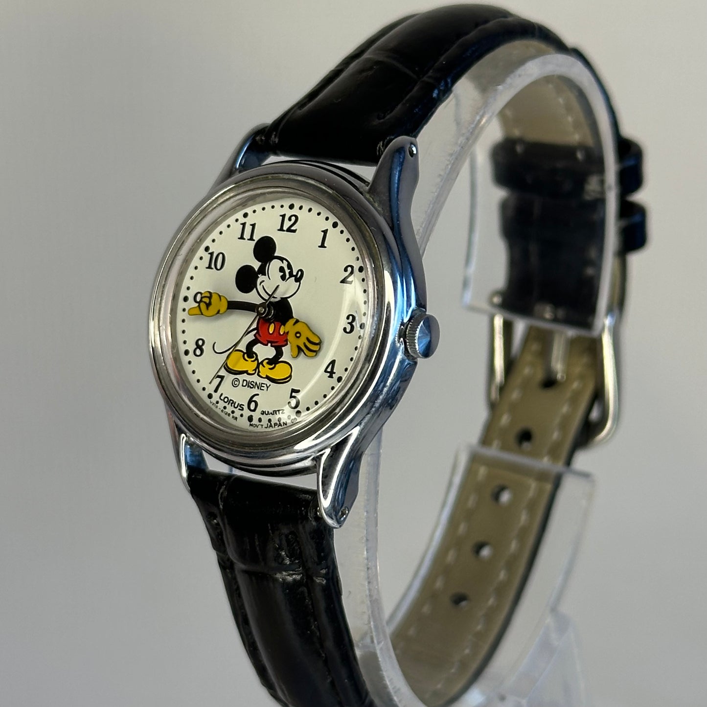 Reloj Lorus by SEIKO Disney Mickey Mouse Año 1990 Un clásico con Pulsera nueva