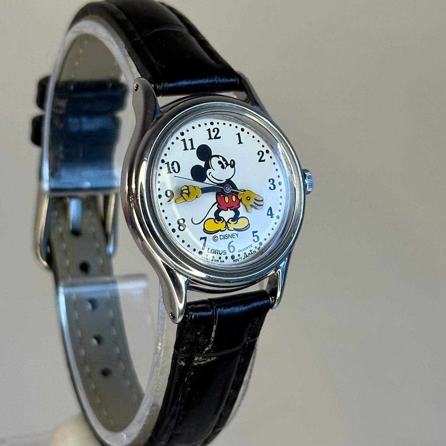 Reloj Lorus by SEIKO Disney Mickey Mouse Año 1990 Un clásico con Pulsera nueva