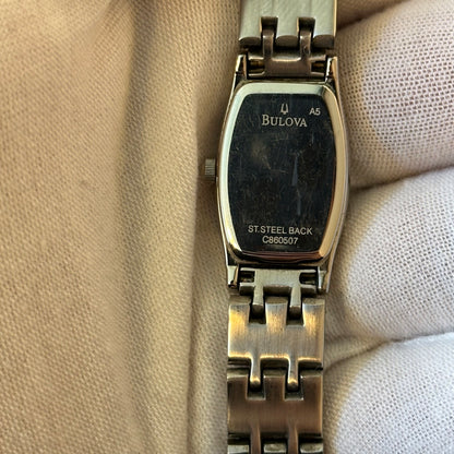Reloj Joya Caravelle by Bulova 43L77 Año 2005 Esfera rosada Sunray y Caja Tonneau