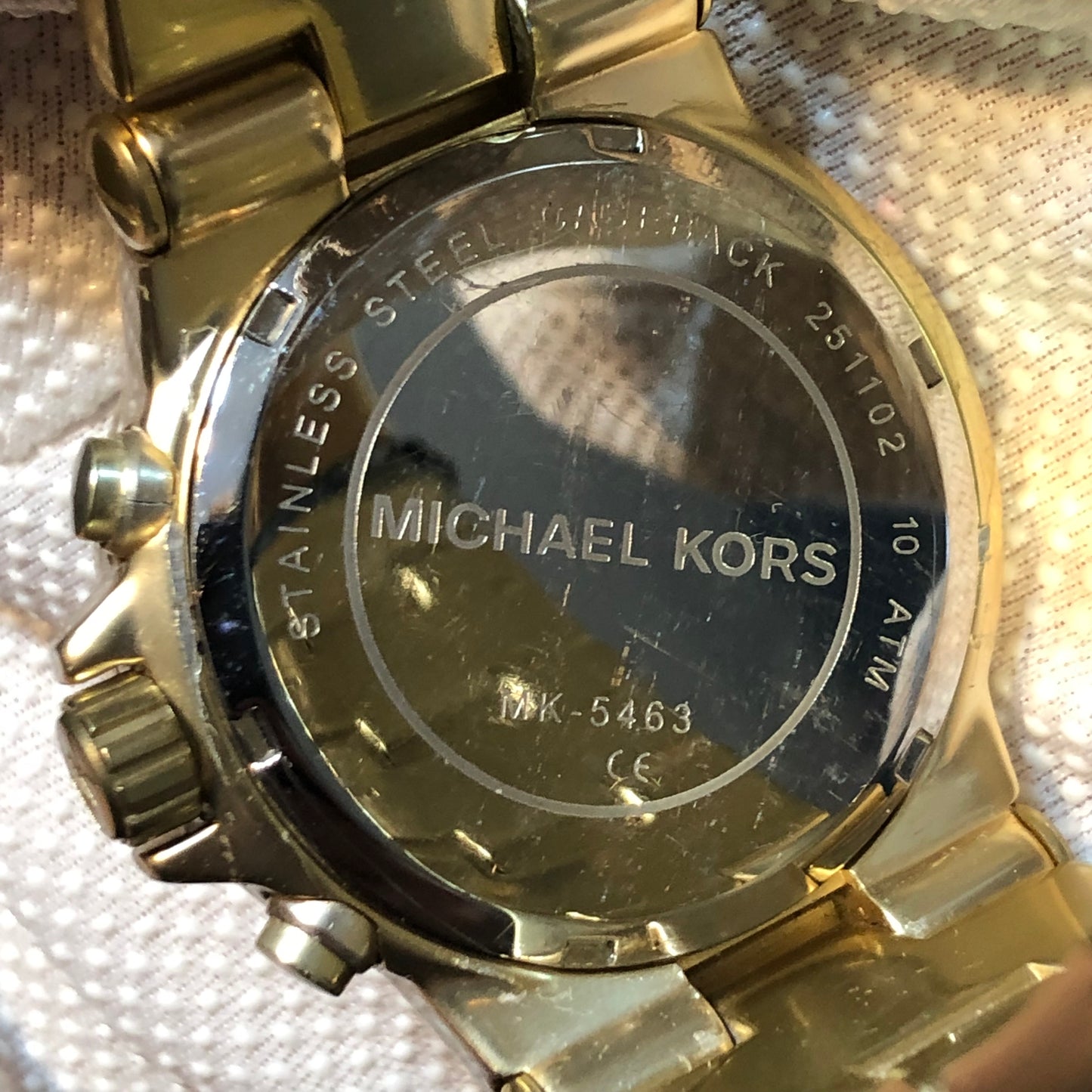 Reloj Michael Kors Cronógrafo Unisex Mk-5463 Año 2012